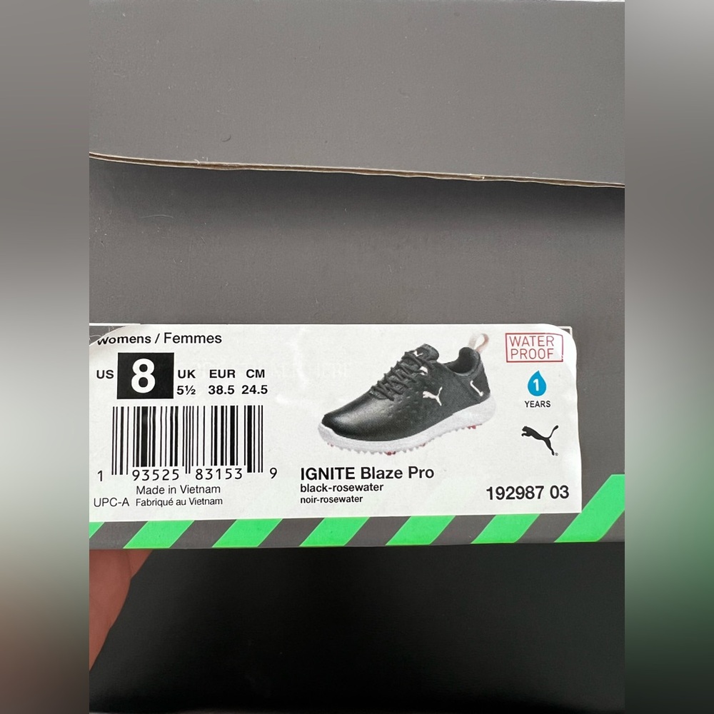 Women’s Nike Ignite Blaze Pro Waterproof Golf Cleats shoes Sz 8 Euro 38.5 - Picture 2 of 9